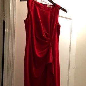 beautiful Calvin Klein red dress